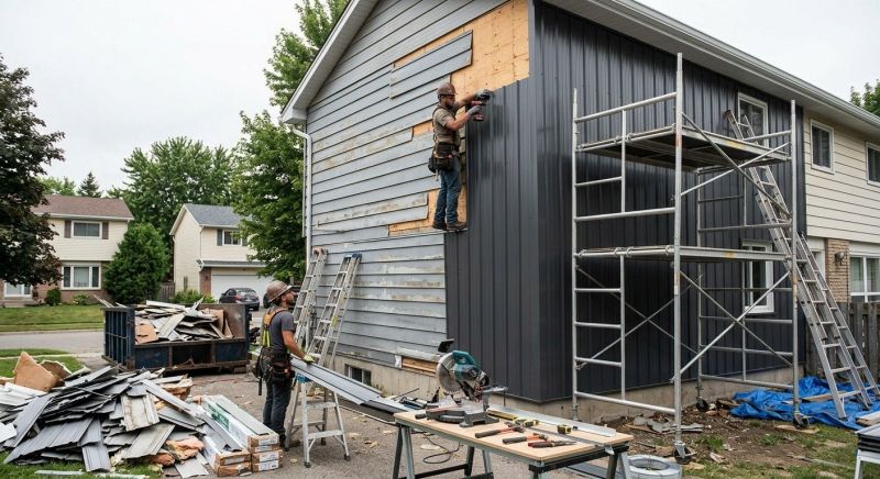 Aluminium Siding Installation in Holly, MI
