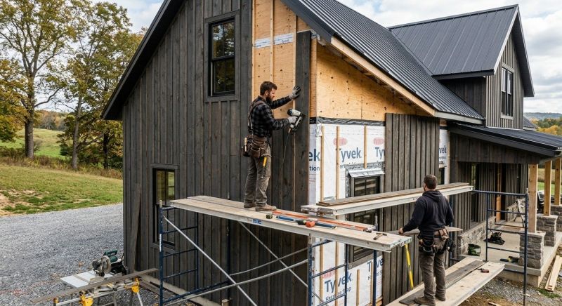 Barn Siding Installation in Milford, MI