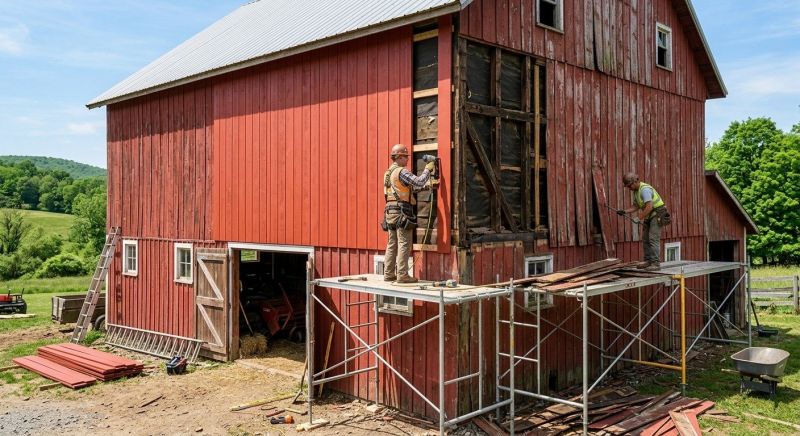 Barn Siding Replacement in Ann Arbor, MI