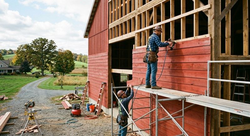 Barn Siding Replacement in Chelsea, MI