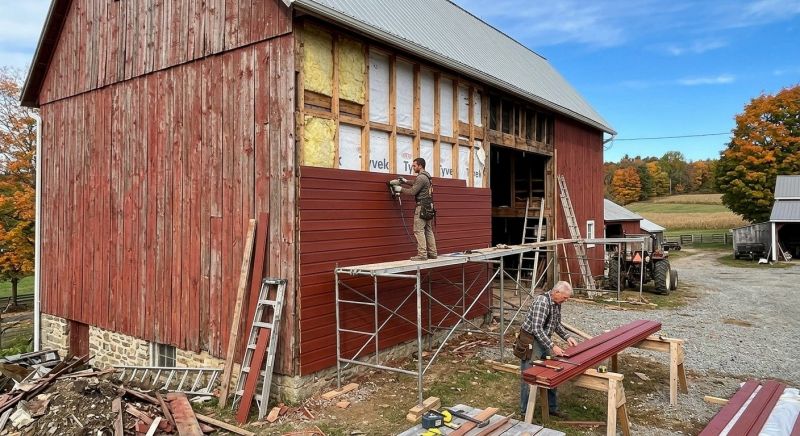 Barn Siding Replacement in Hartland, MI