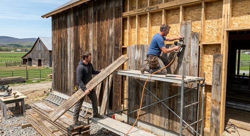 Batten Siding Installation in Hartland, MI