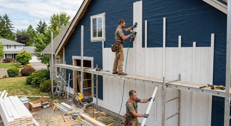 Batten Siding Installation in White Lake, MI
