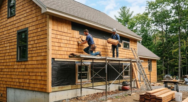 Cedar Siding Installation in Wixom, MI
