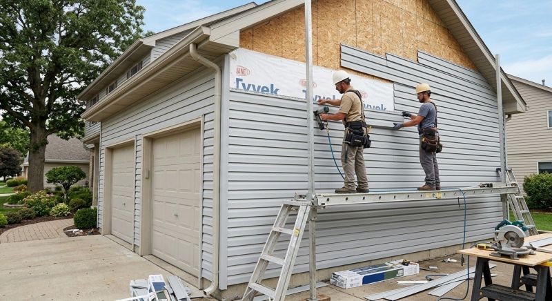 Garage Siding Installation in Livingston County, MI