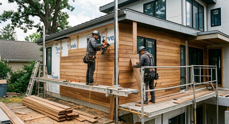 Hardwood Siding Installation in Davisburg, MI
