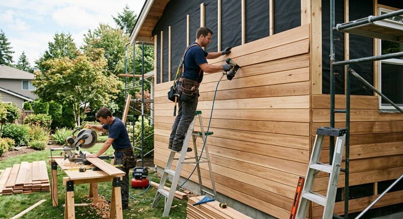 Hardwood Siding Installation in Dexter, MI