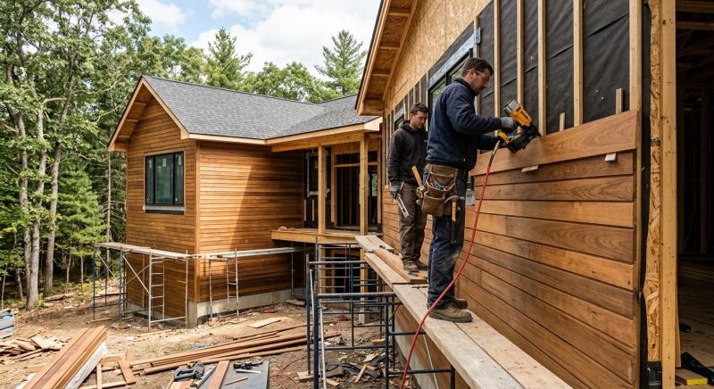 Hardwood Siding Installation in White Lake, MI
