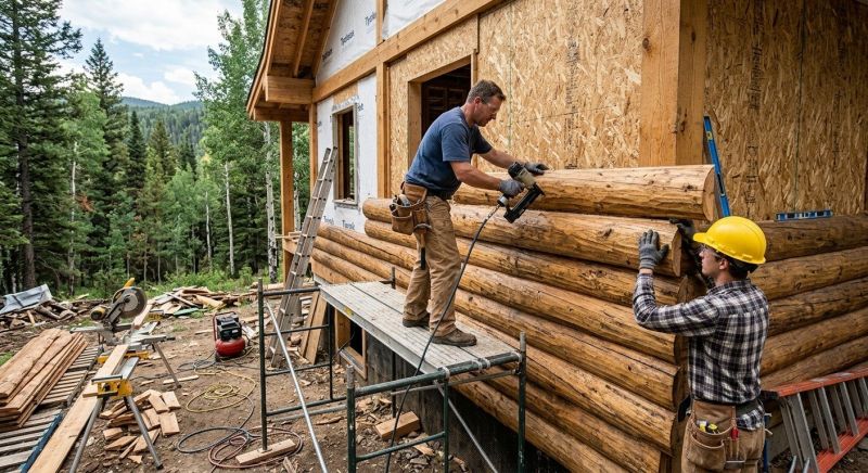 Log Siding Installation in White Lake, MI