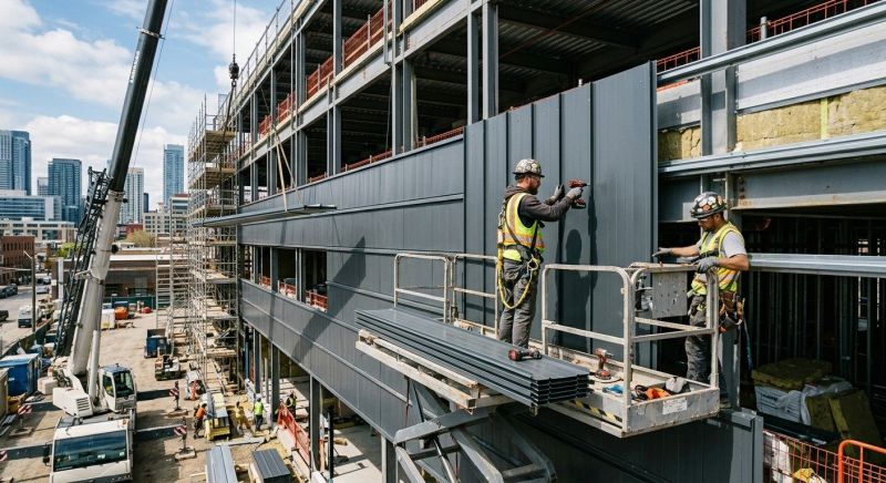 Metal Cladding Installation in Livingston County, MI