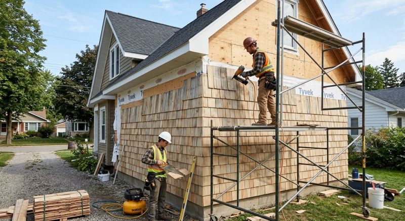 Shake Siding Installation in Wixom, MI