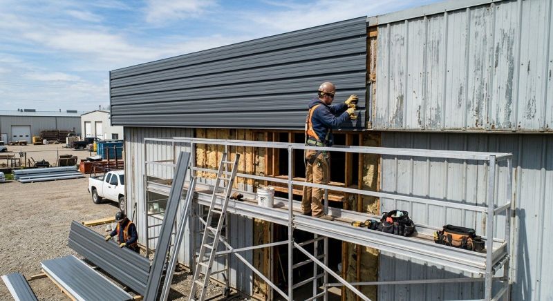 Sheet Metal Siding Replacement in Livingston County, MI