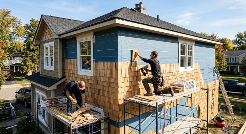 Shingle Siding Installation in Livingston County, MI