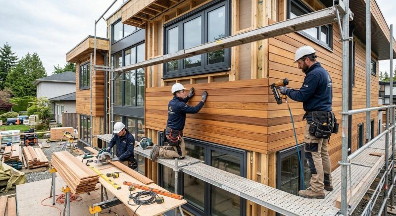 Wood Cladding Installation in Chelsea, MI