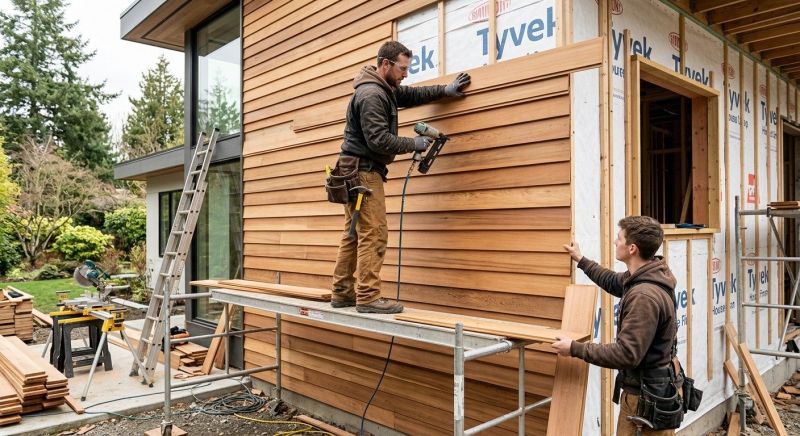 Wood Cladding Installation in Livingston County, MI