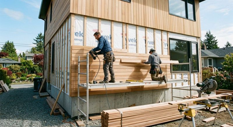Wood Cladding Installation in Pinckney, MI